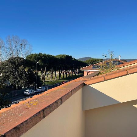Confortevole camera matrimoniale con terrazza condivisa a 500 mt dal mare Marina Di Carrara Esterno foto